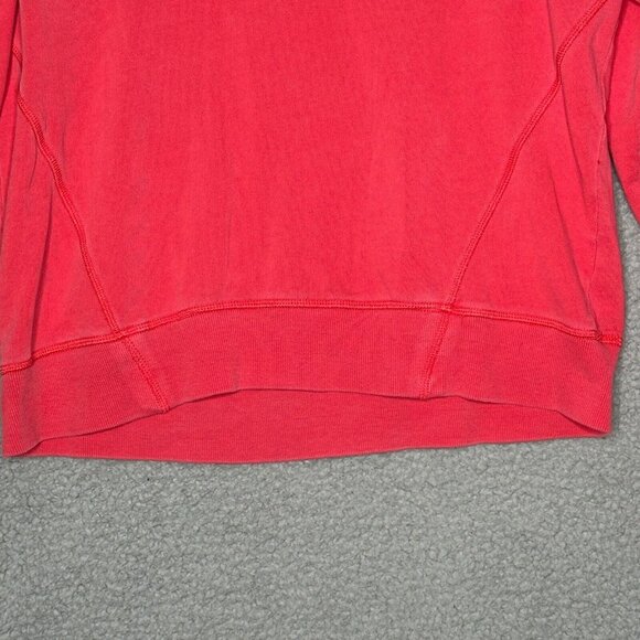 Tommy Hilfiger Sport Womens Pullover Sweatshirt M Red Cotton Graphic Front Logo - Picture 9 of 11